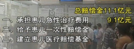 乳協(xié)回應(yīng)08毒奶粉案賠償質(zhì)疑 稱27萬患兒已獲賠