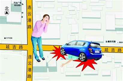 青島7歲女童被車撞倒頭部慘遭碾壓 眾人掀車未能救活