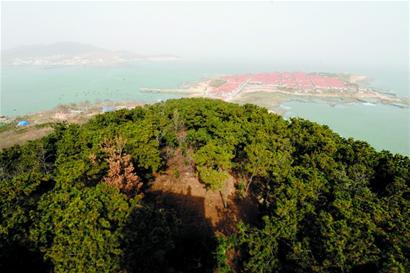 青島海上明珠:太公釣魚處 無餌魚上鉤