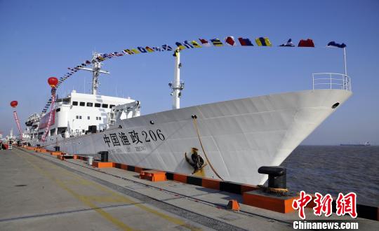 中國最大漁政船首航赴釣魚島海域執(zhí)行護(hù)漁維權(quán)任務(wù)