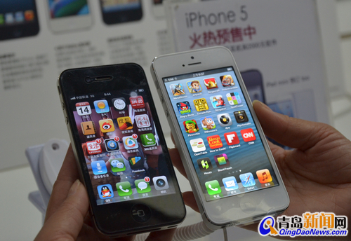 iphone5青島首發(fā) 圖解新一代智能利器