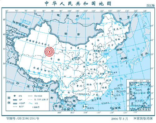 中新網(wǎng)2月12日電 據(jù)中國地震臺(tái)網(wǎng)測(cè)定，北京時(shí)間2月12日03時(shí)13分在青海省海西蒙古族藏族自治州北緯38.5度，東經(jīng)92.4度 發(fā)生5.1級(jí)地震，震源深度10.0公里。