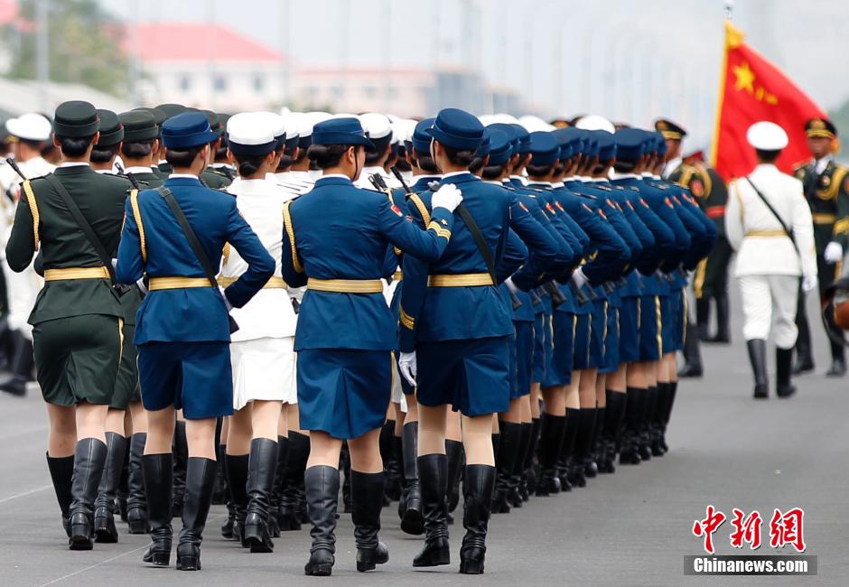 探訪閱兵基地 三軍儀仗隊首次有女兵參加大閱兵